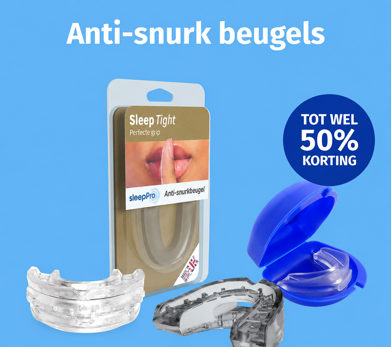 Anti-snurk beugels